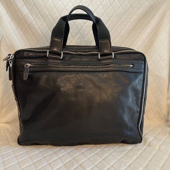 Tumi Laredo Large Briefcase Special Edition For Japan Only Napa Leather - Picture 2 of 10